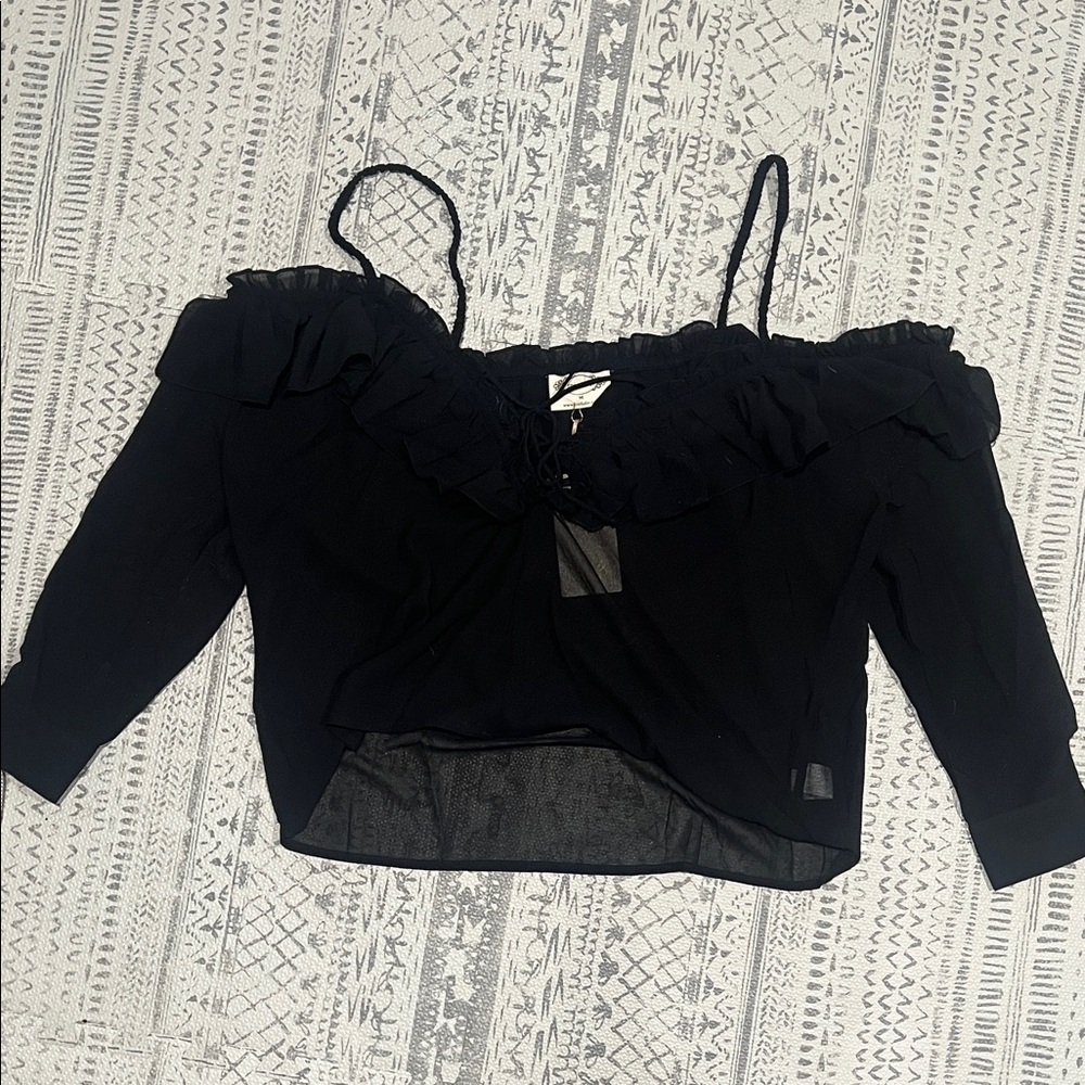 Host Pick! 🖤 Joyfolie Mia Joy Charlie Top – Black – NWT (Size M) 🖤 - Picture 3 of 12